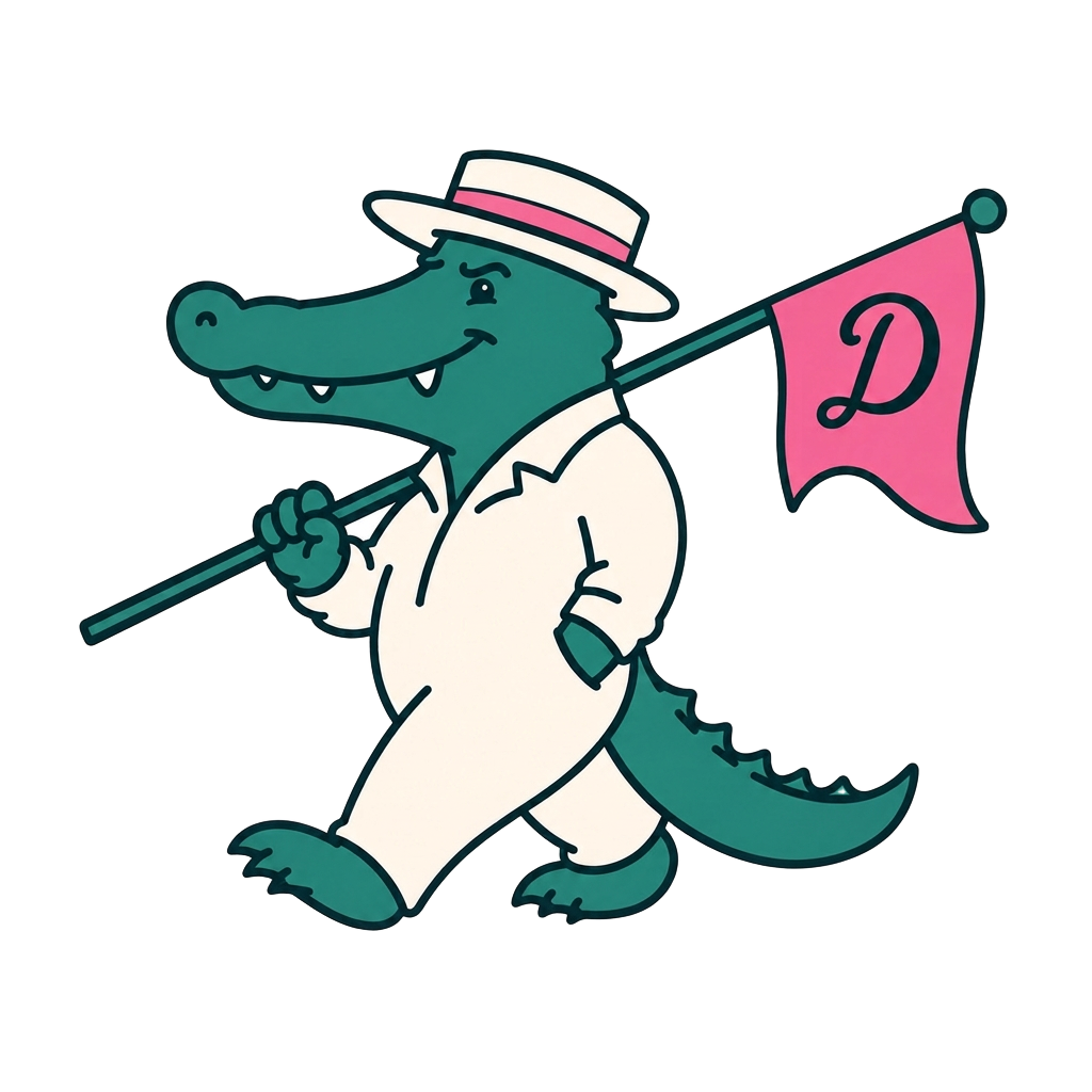 Dart, head caddie at Dartee Golf